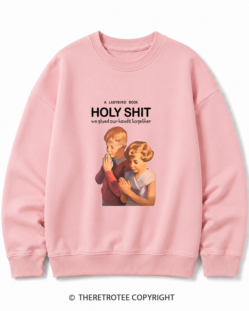 TheRetroTee A Ladybird Book Holy Shit 1950s Cotton Sweatshirt