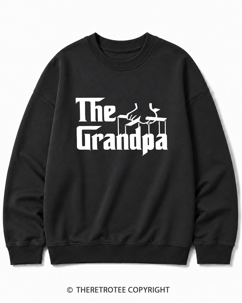 TheRetroTee The Godfather Gangster Movie Reference 1970s Cotton Sweatshirt