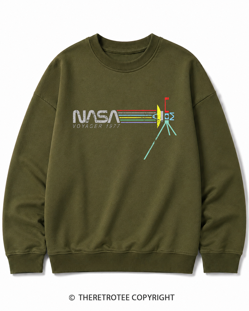 TheRetroTee Voyager '77 Cotton Sweatshirt