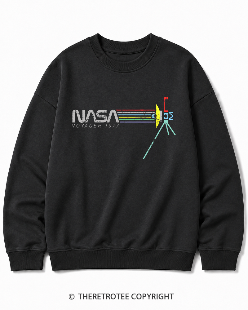 TheRetroTee Voyager '77 Cotton Sweatshirt