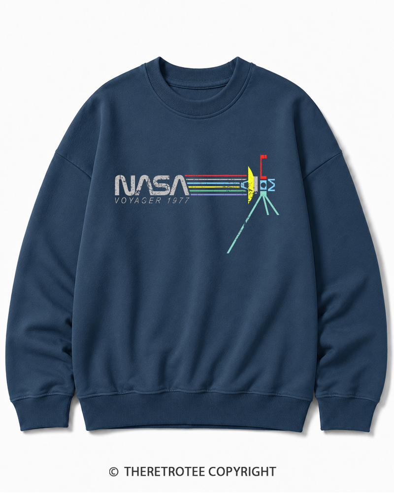 TheRetroTee Voyager '77 Cotton Sweatshirt