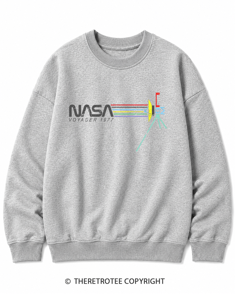 TheRetroTee Voyager '77 Cotton Sweatshirt