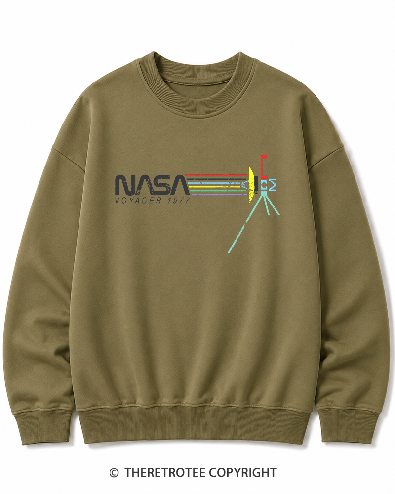 TheRetroTee Voyager '77 Cotton Sweatshirt