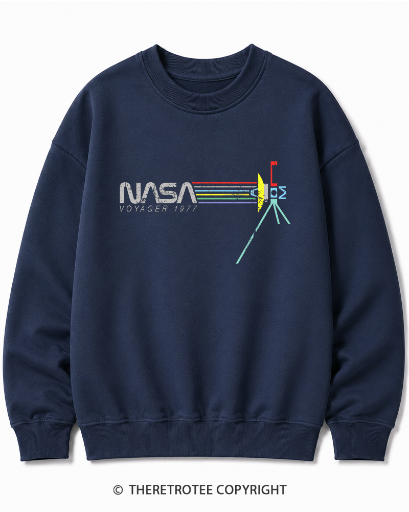 TheRetroTee Voyager '77 Cotton Sweatshirt