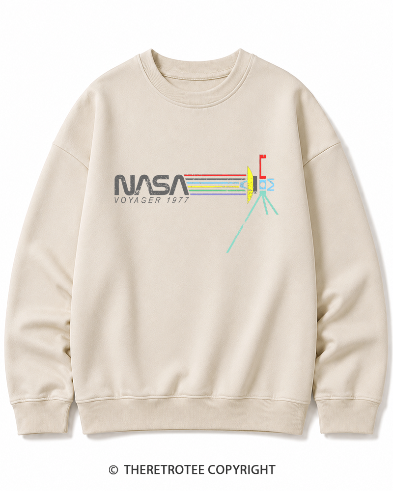 TheRetroTee Voyager '77 Cotton Sweatshirt