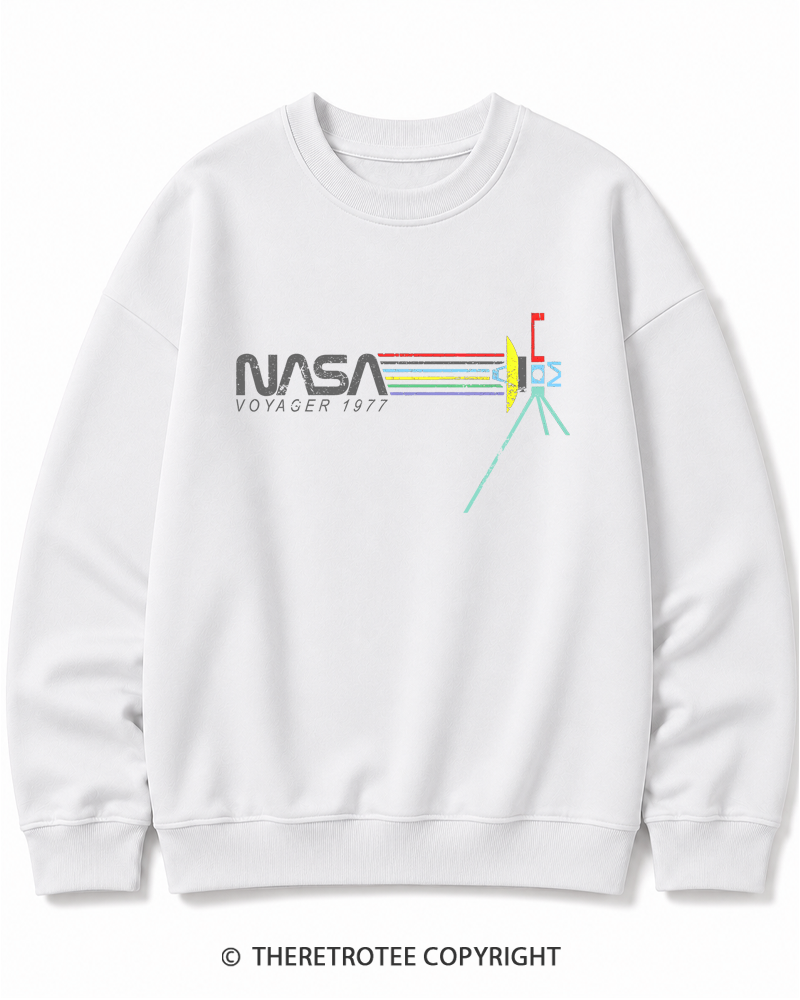 TheRetroTee Voyager '77 Cotton Sweatshirt