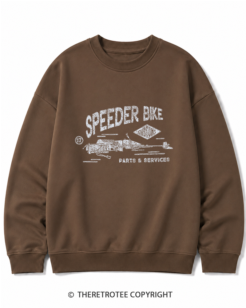 TheRetroTee Speeder Bike 1980s Cotton Sweatshirt