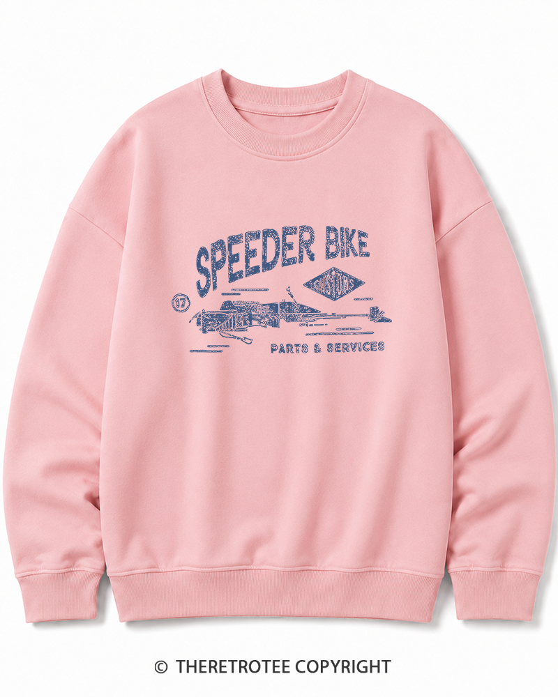 TheRetroTee Speeder Bike 1980s Cotton Sweatshirt
