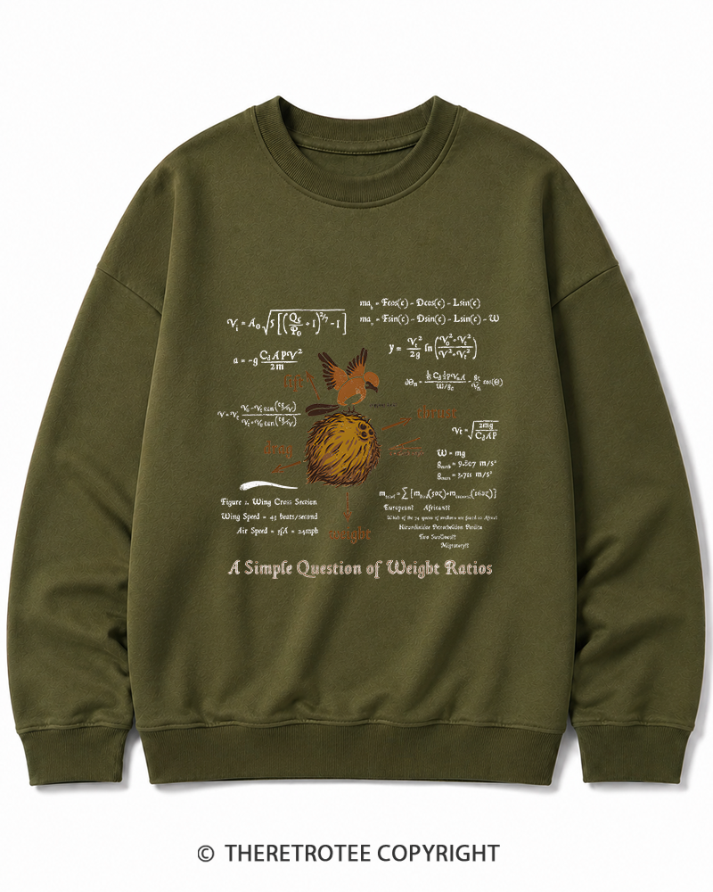 TheRetroTee A Simple Answer 1970s Cotton Sweatshirt