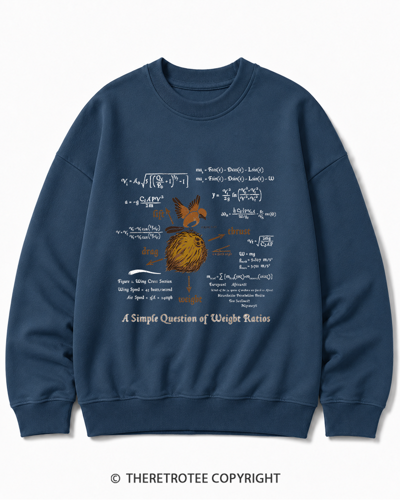 TheRetroTee A Simple Answer 1970s Cotton Sweatshirt