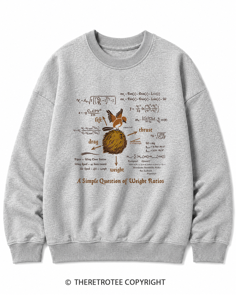 TheRetroTee A Simple Answer 1970s Cotton Sweatshirt