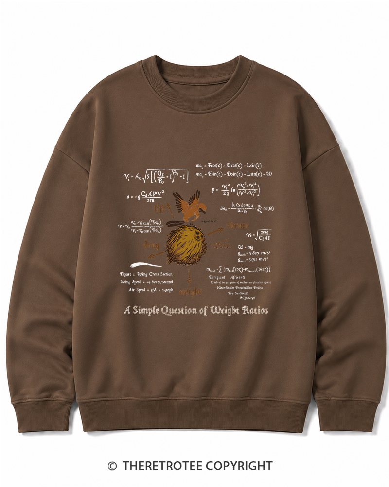 TheRetroTee A Simple Answer 1970s Cotton Sweatshirt