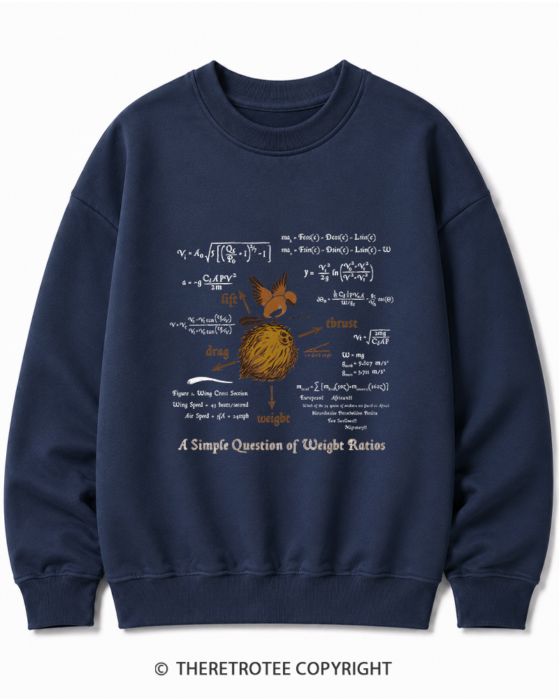 TheRetroTee A Simple Answer 1970s Cotton Sweatshirt