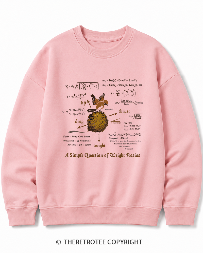 TheRetroTee A Simple Answer 1970s Cotton Sweatshirt