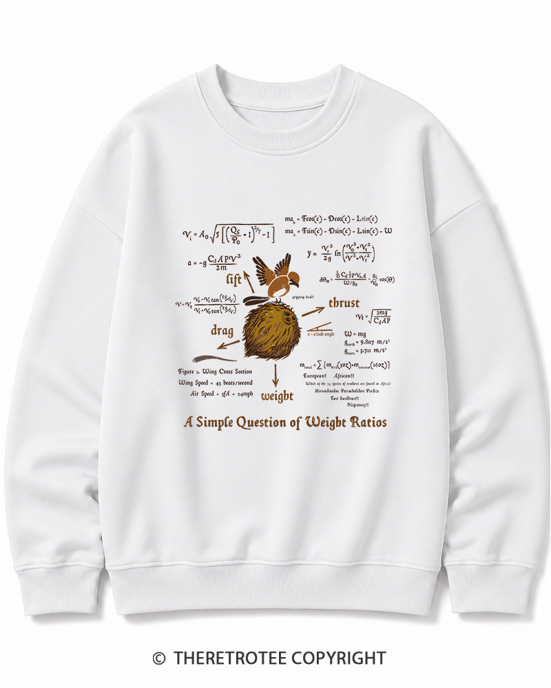 TheRetroTee A Simple Answer 1970s Cotton Sweatshirt