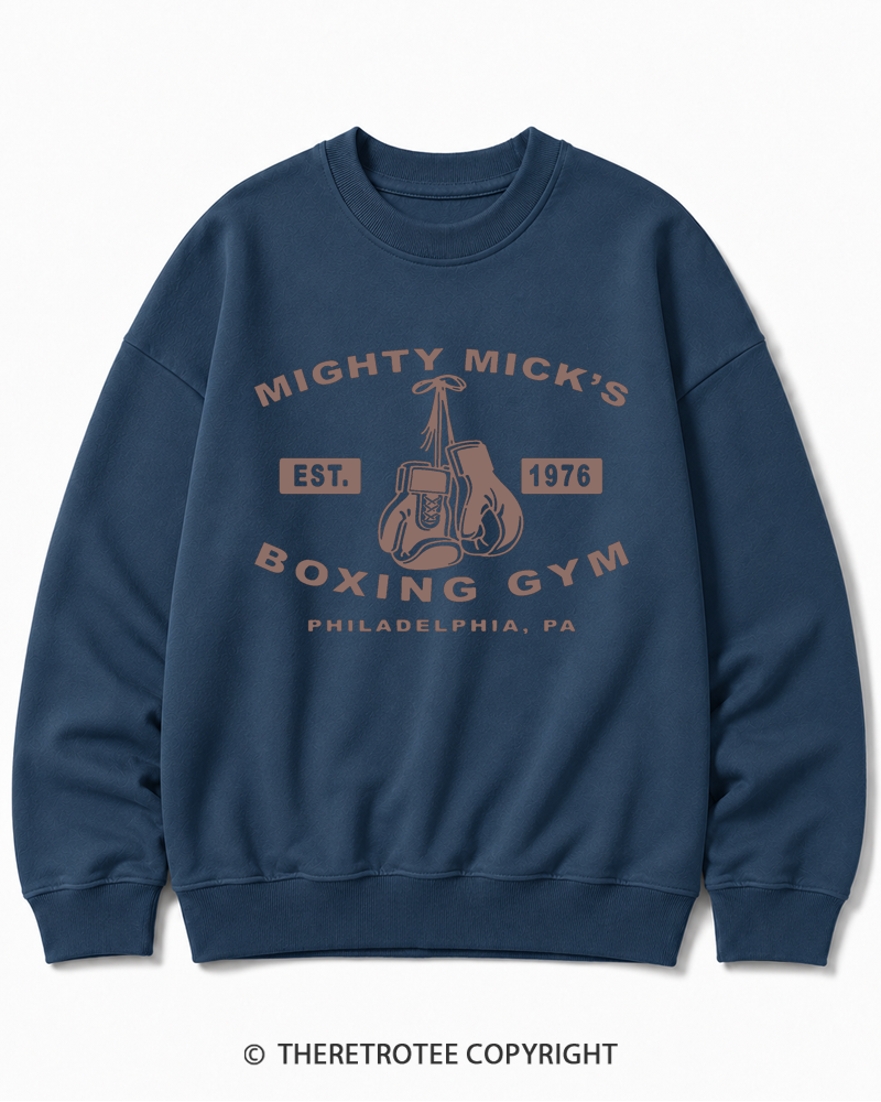TheRetroTee Boxing Gym 1970s Cotton Sweatshirt