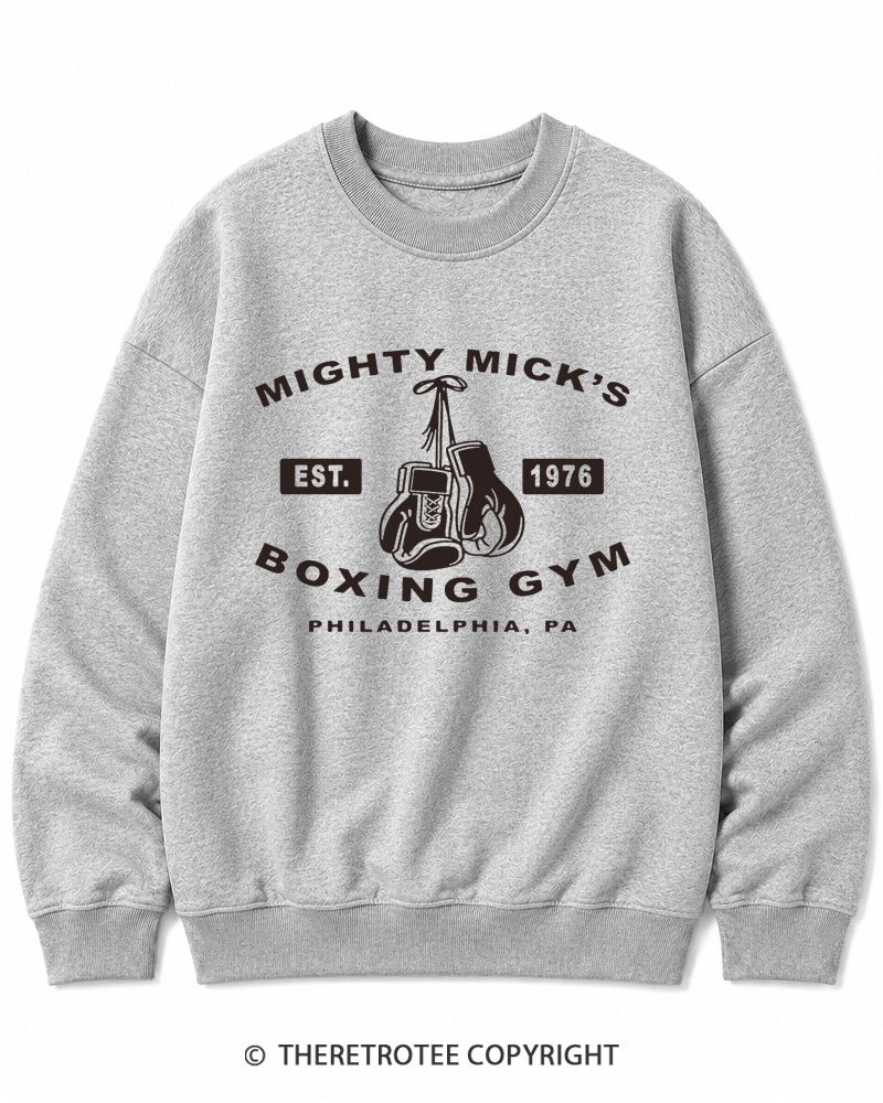 TheRetroTee Boxing Gym 1970s Cotton Sweatshirt