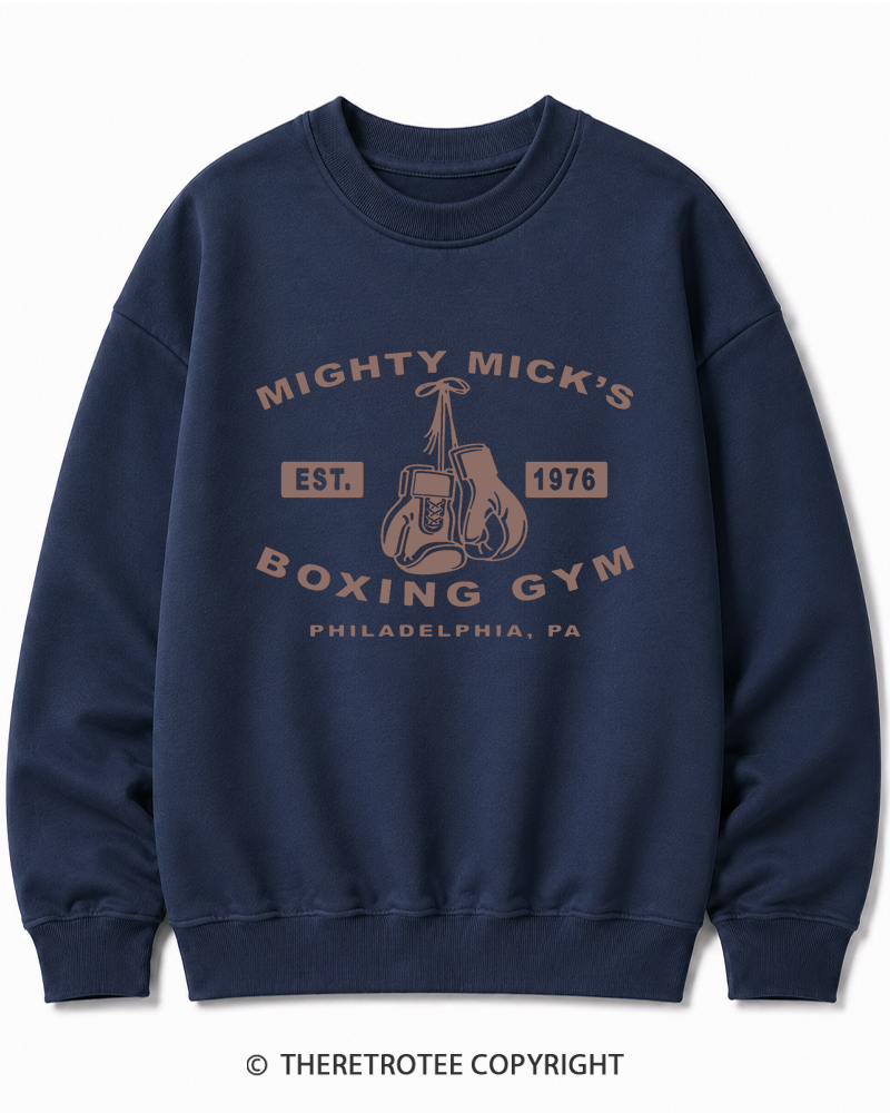 TheRetroTee Boxing Gym 1970s Cotton Sweatshirt
