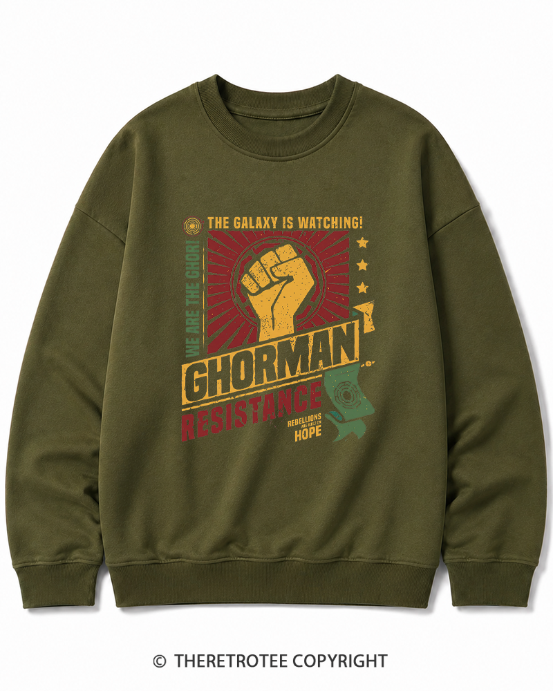 TheRetroTee Hope Builds Rebellion Cotton Sweatshirt