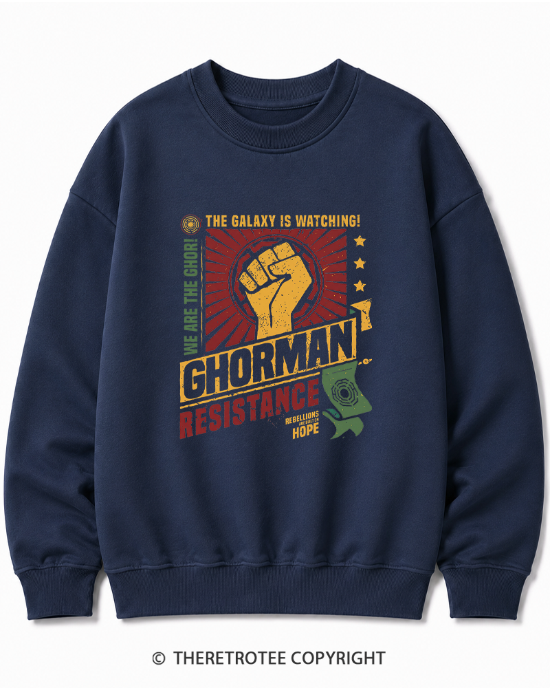 TheRetroTee Hope Builds Rebellion Cotton Sweatshirt