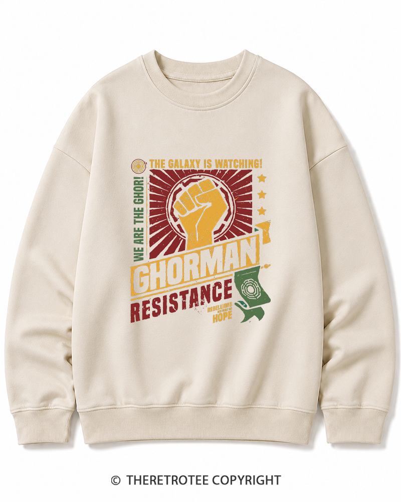 TheRetroTee Hope Builds Rebellion Cotton Sweatshirt