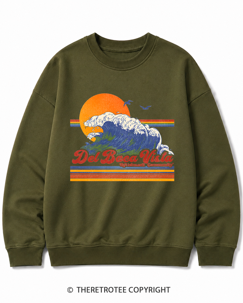 TheRetroTee Del Boca Vista 1990s Cotton Sweatshirt