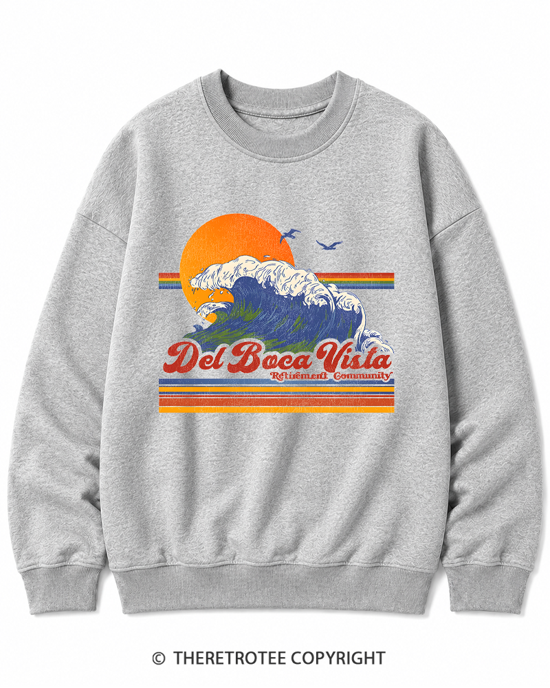 TheRetroTee Del Boca Vista 1990s Cotton Sweatshirt
