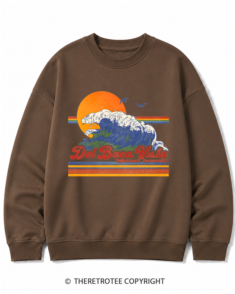 TheRetroTee Del Boca Vista 1990s Cotton Sweatshirt