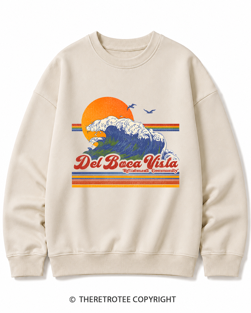 TheRetroTee Del Boca Vista 1990s Cotton Sweatshirt