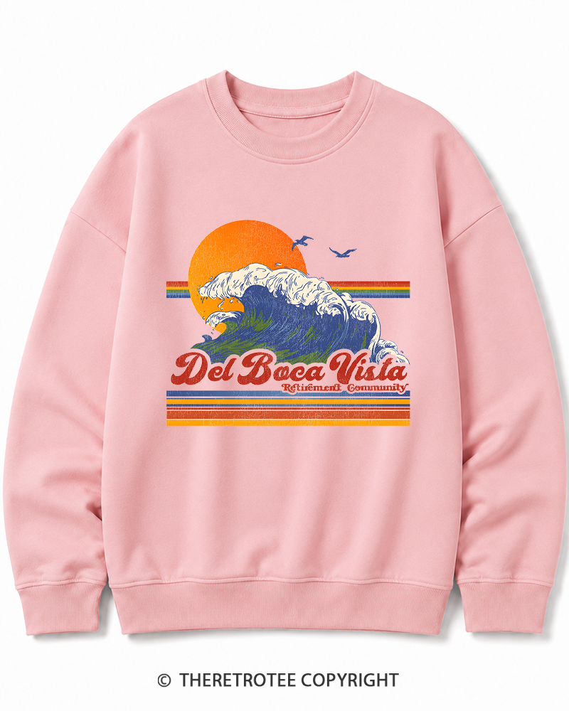 TheRetroTee Del Boca Vista 1990s Cotton Sweatshirt