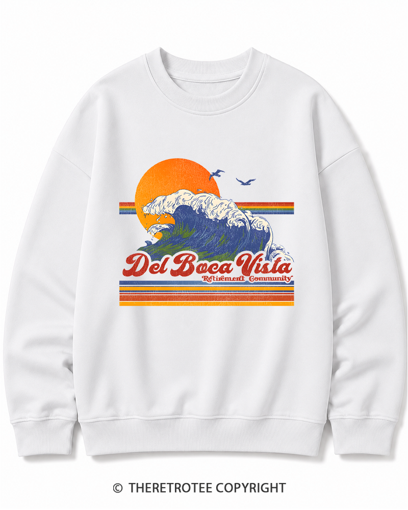TheRetroTee Del Boca Vista 1990s Cotton Sweatshirt