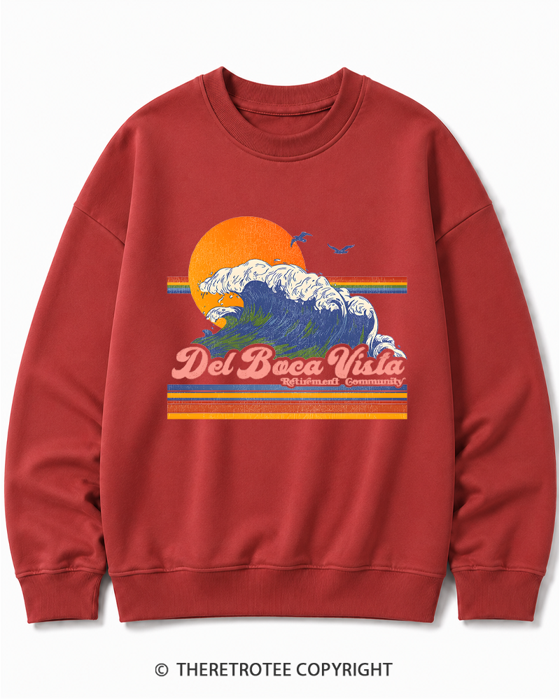 TheRetroTee Del Boca Vista 1990s Cotton Sweatshirt