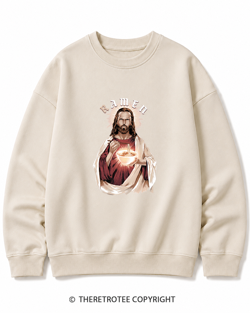 TheRetroTee R-Amen Vintage Graphic Cotton Sweatshirt