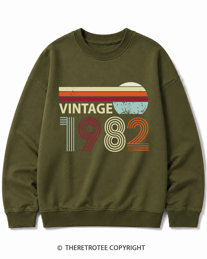 TheRetroTee 1982 Vintage Cotton Sweatshirt