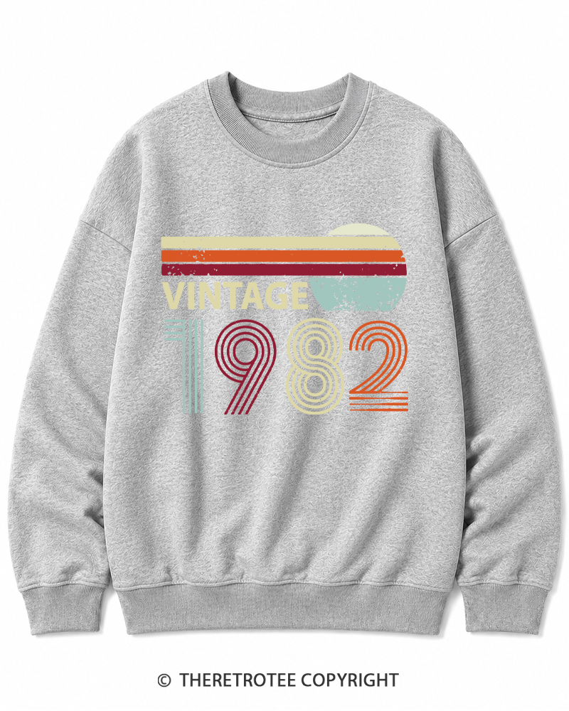TheRetroTee 1982 Vintage Cotton Sweatshirt