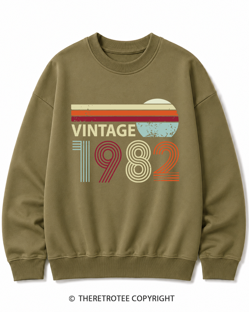 TheRetroTee 1982 Vintage Cotton Sweatshirt