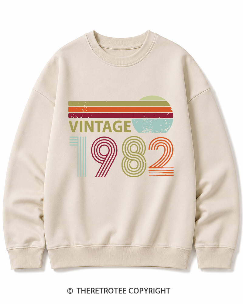 TheRetroTee 1982 Vintage Cotton Sweatshirt
