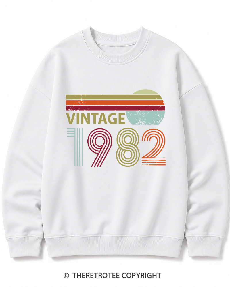 TheRetroTee 1982 Vintage Cotton Sweatshirt