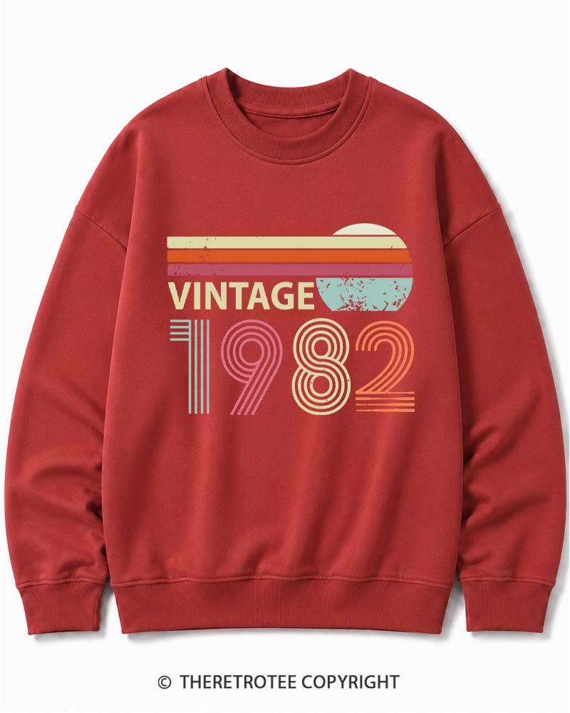 TheRetroTee 1982 Vintage Cotton Sweatshirt