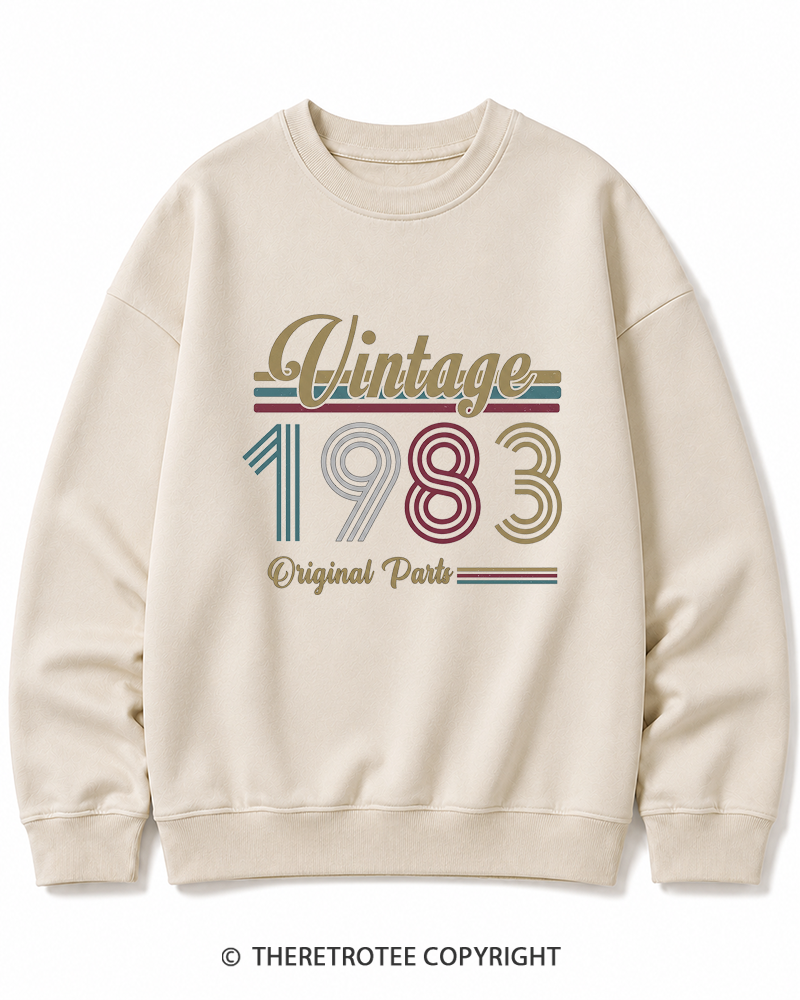 TheRetroTee 1983 Vintage Cotton Sweatshirt