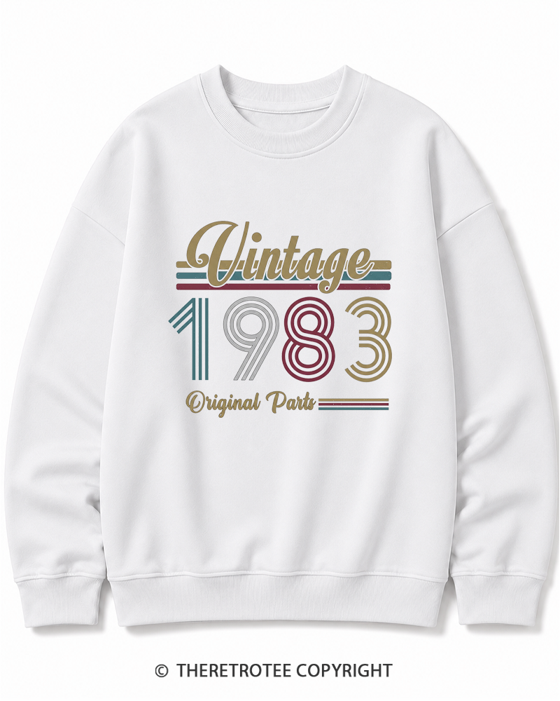 TheRetroTee 1983 Vintage Cotton Sweatshirt