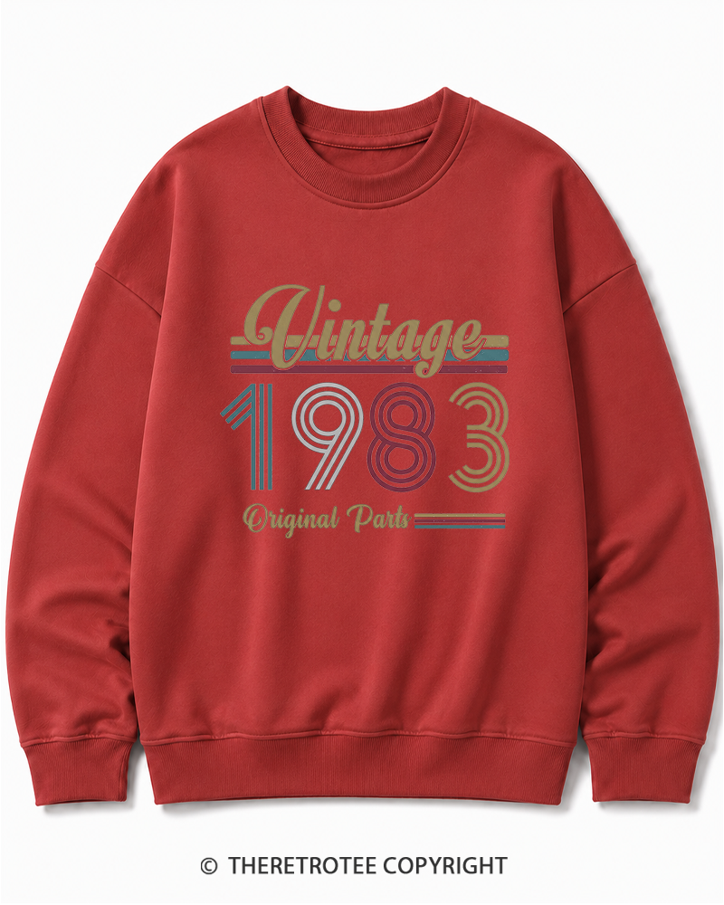 TheRetroTee 1983 Vintage Cotton Sweatshirt