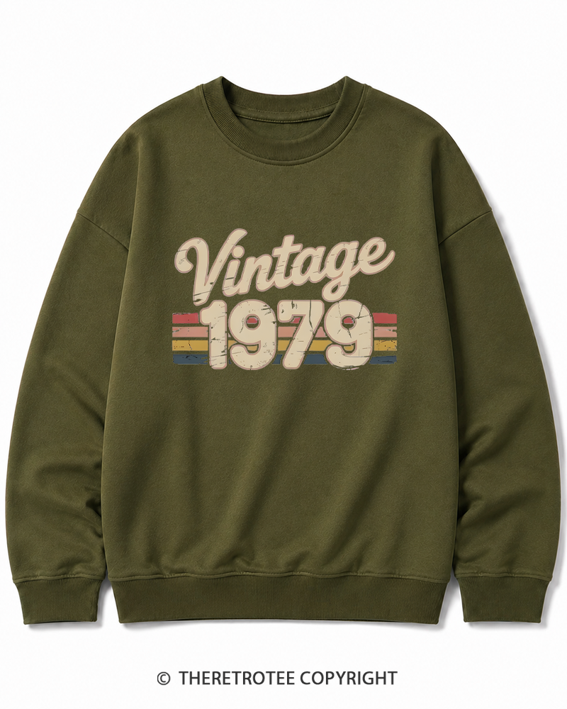 TheRetroTee 1979 Vintage Cotton Sweatshirt