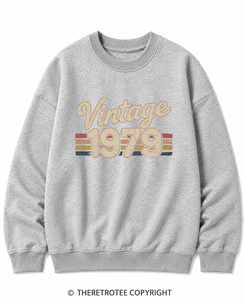 TheRetroTee 1979 Vintage Cotton Sweatshirt