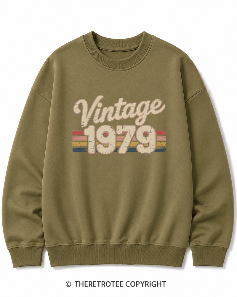 TheRetroTee 1979 Vintage Cotton Sweatshirt
