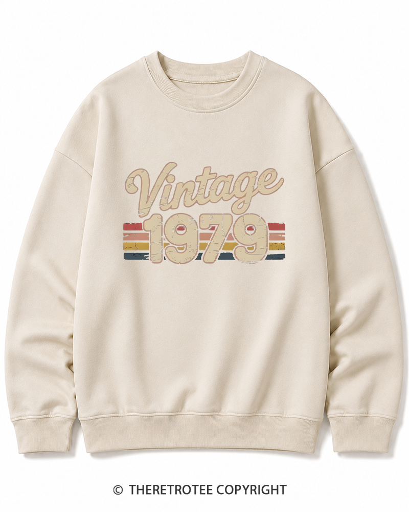TheRetroTee 1979 Vintage Cotton Sweatshirt