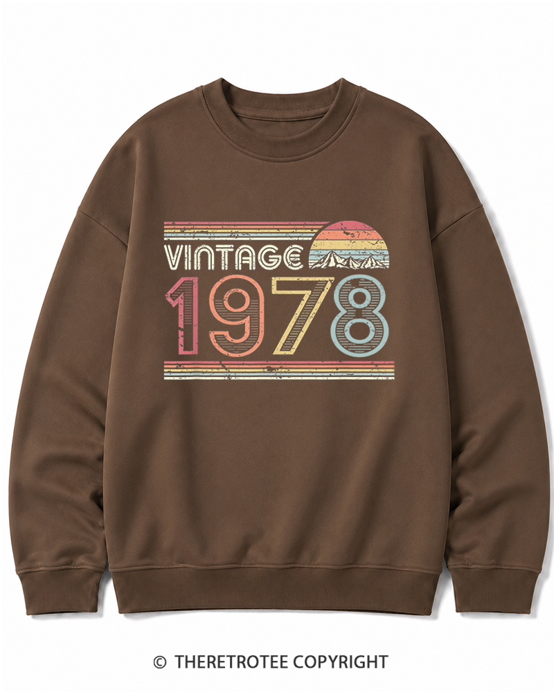 TheRetroTee 1978 Vintage Cotton Sweatshirt