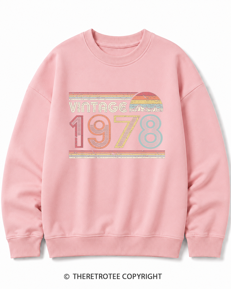 TheRetroTee 1978 Vintage Cotton Sweatshirt
