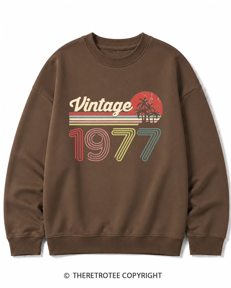 TheRetroTee 1977 Vintage Cotton Sweatshirt