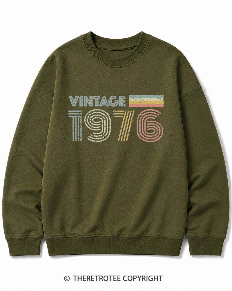 TheRetroTee 1976 Vintage Cotton Sweatshirt